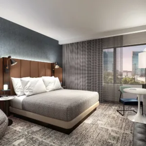 Tempo By Hliton Muebles para habitaciones Juegos de dormitorio de hotel premium