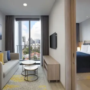 Staybridge Suites IHG Muebles para habitaciones de hotel para estadías prolongadas Conjuntos de muebles cómodos para suites de hotel