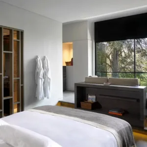 Seis grupos luxuosos da mobília do quarto do hotel da mobília luxuoso do recurso do hotel de IHG dos sentidos IHG