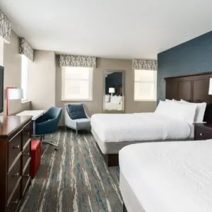 Mobília do quarto do hotel da economia de Hampton Inn Hilton