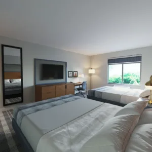 Обновленная мебель для номеров отеля AmericInn By Wyndham