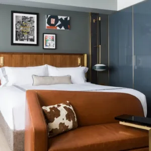 Thompson Hotels Luxury Lifestyle Hotel Room Furniture Moden Hotel Guestroom Furniture Sets