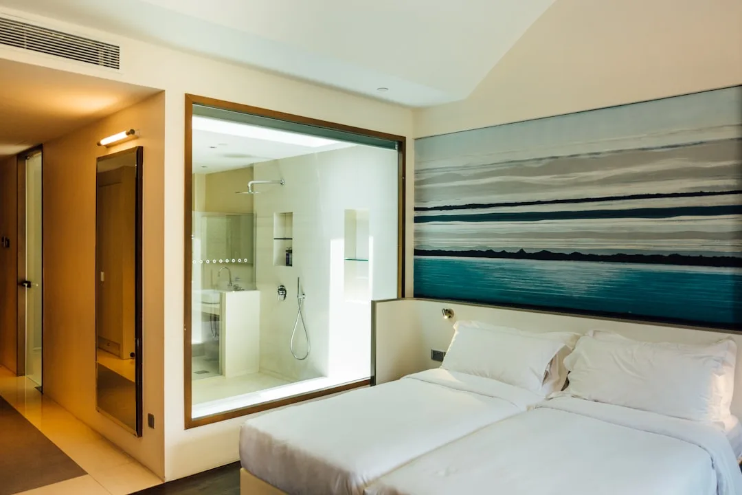 Eco-friendly hotel room design