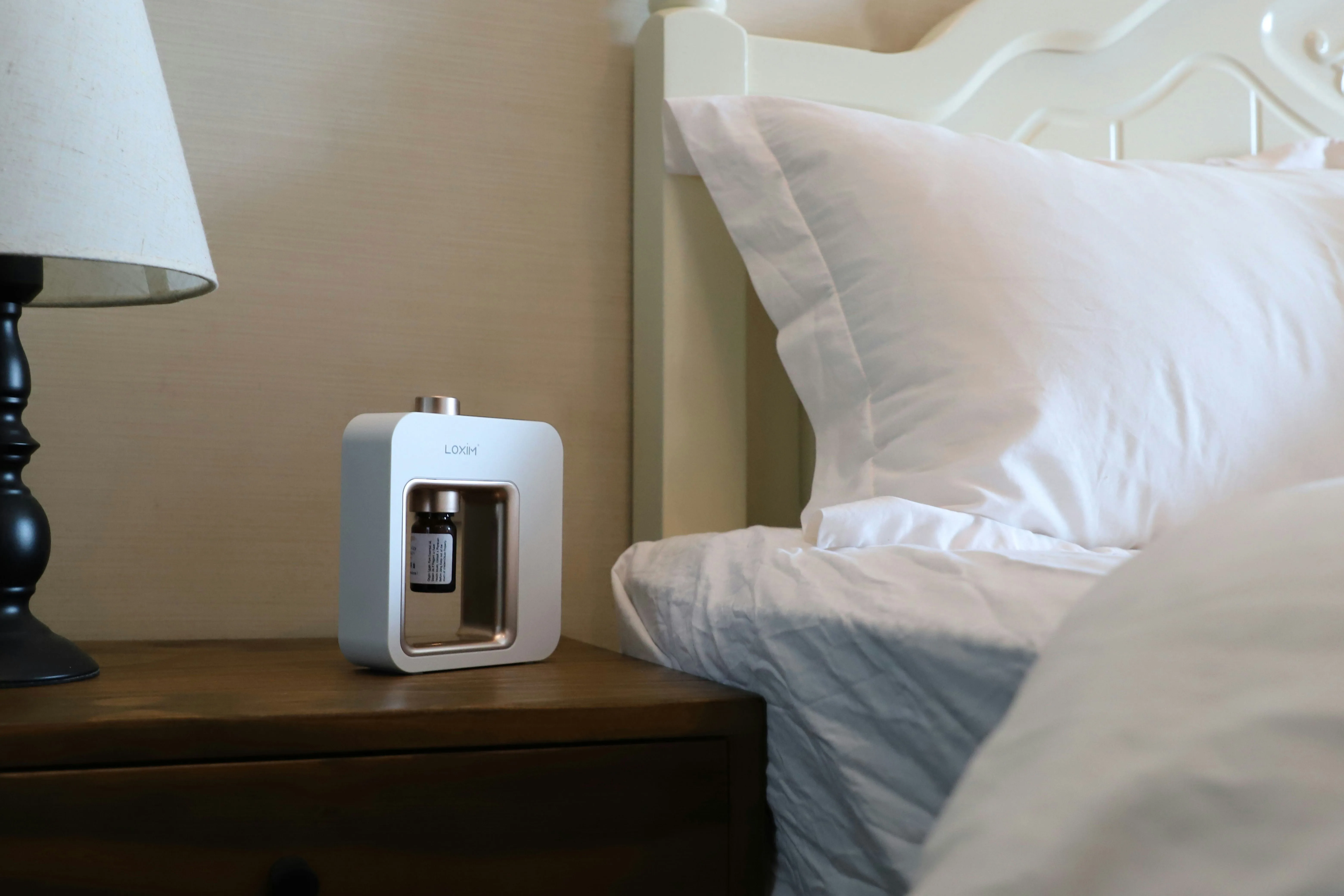 Smart hotel room furniture with integrated technology