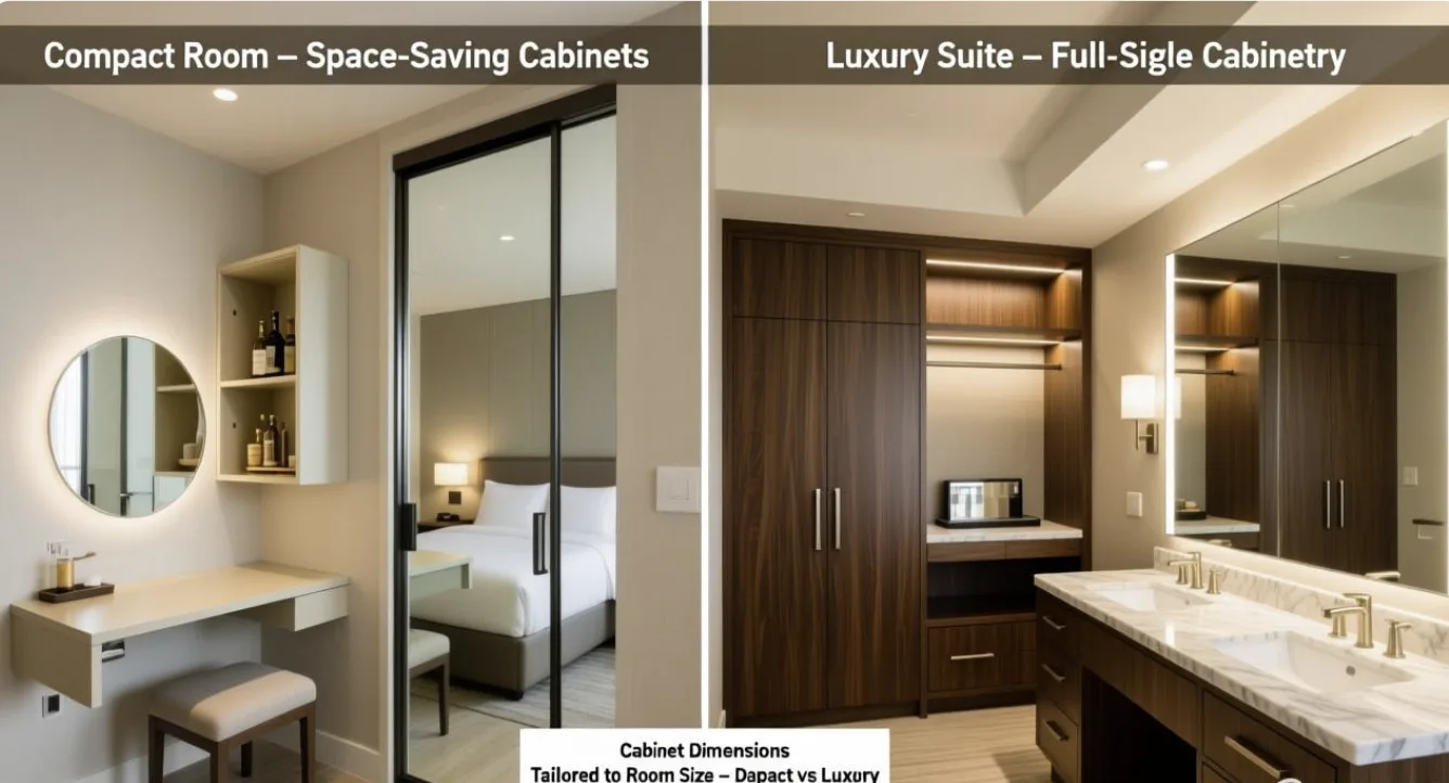Hotel Cabinet Size Guide Choosing the Right Storage for Different Room Sizes