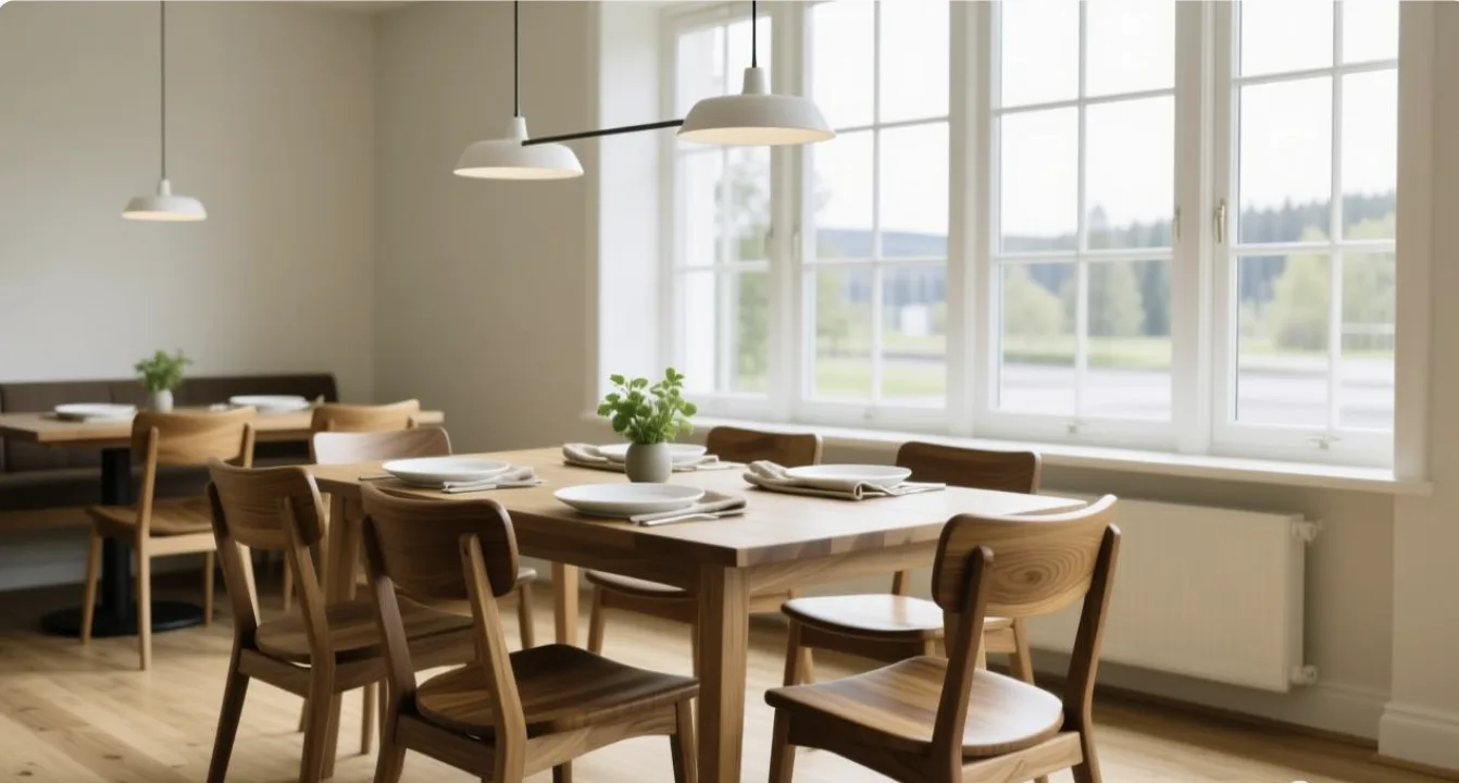 Comparative Applications of Wooden, Metal, and Upholstered Chairs in Hotels