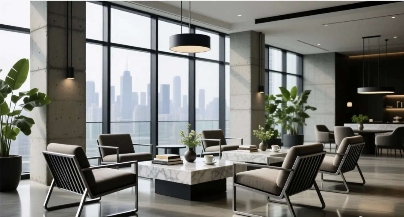 Comparative Applications of Wooden, Metal, and Upholstered Chairs in Hotels